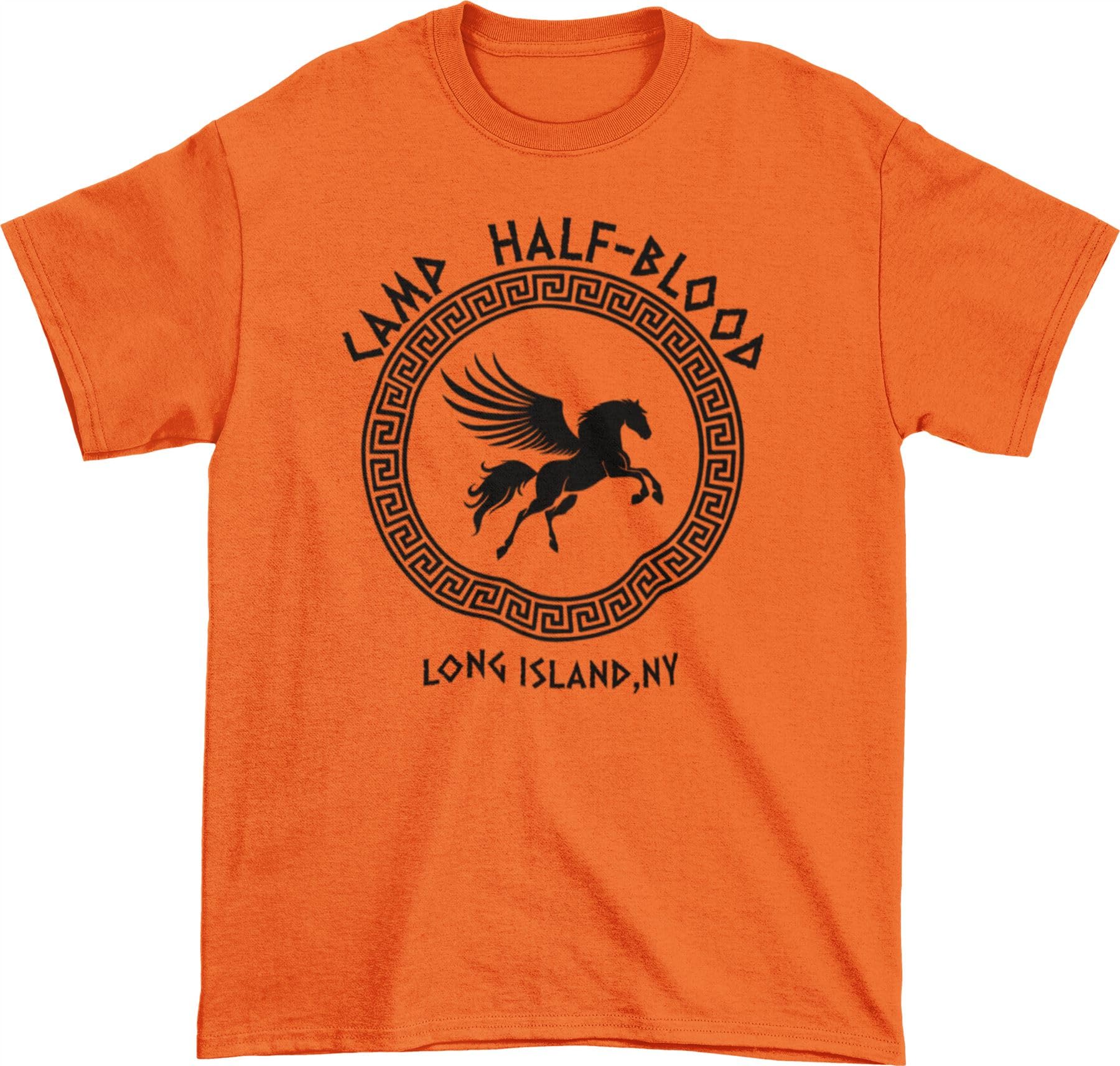 Tribal T-Shirts Camp Half Blood T Shirt - Unisex Adults & Kids - Inspired by Percy Jackson (XXL, Orange)