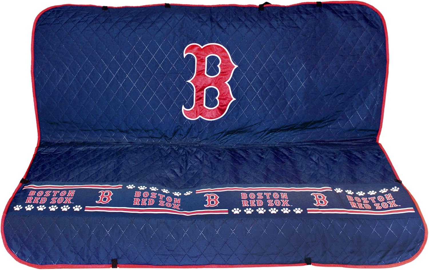 MLB Boston RED SOX CAR SEAT Cover, Team Color, 55 x 50 Protect Vehicle Back Row Rear Seat