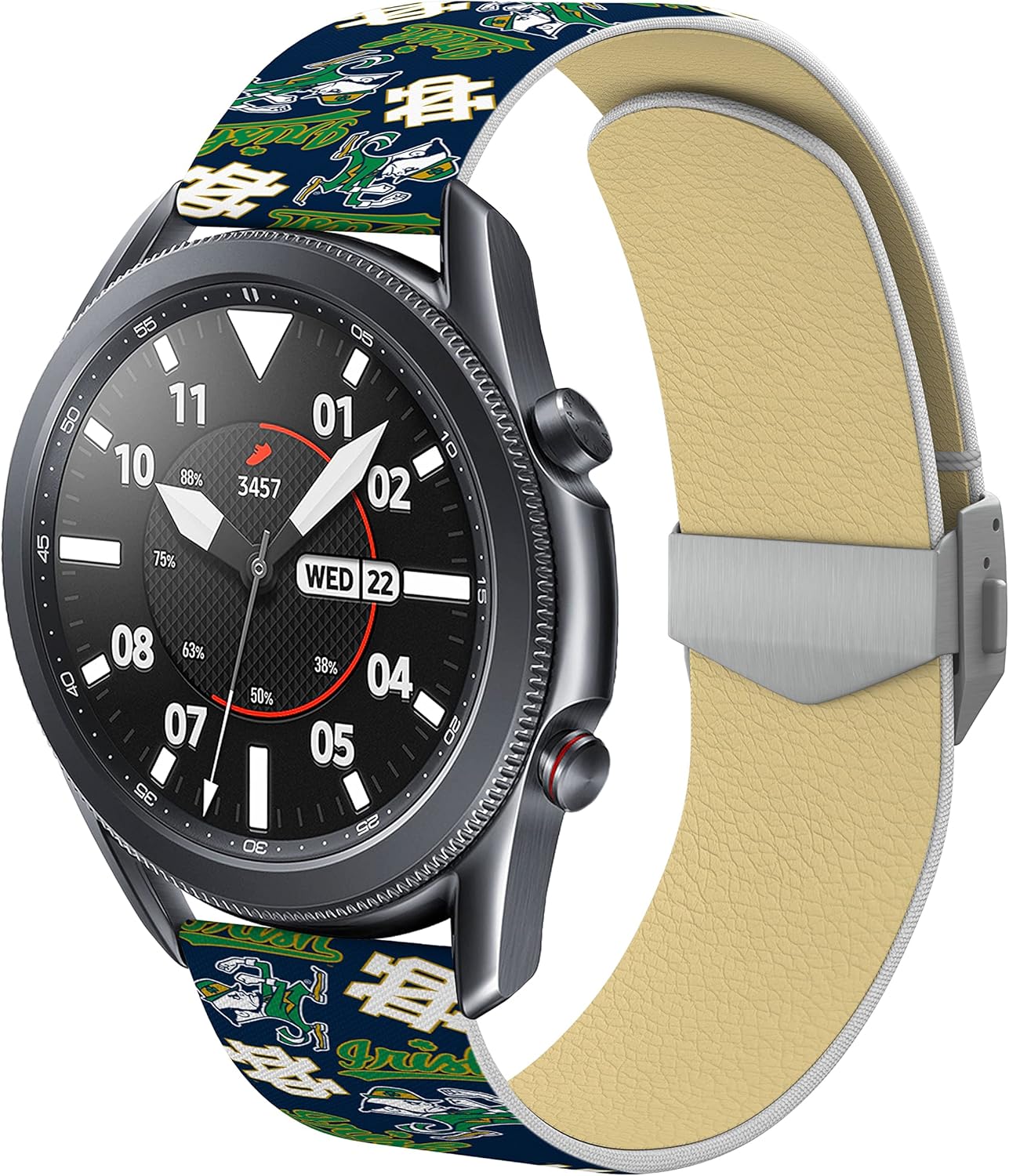 Affinity Bands Notre Dame Fighting Irish Signature Series Watch Band Compatible with Samsung Galaxy Watch and More