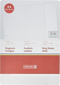 Fogli Per Raccoglitore A4 Baier & Schneider - 100 Fogli Rigati, 70g/m², 4 Fori, Bianco - Foto 10