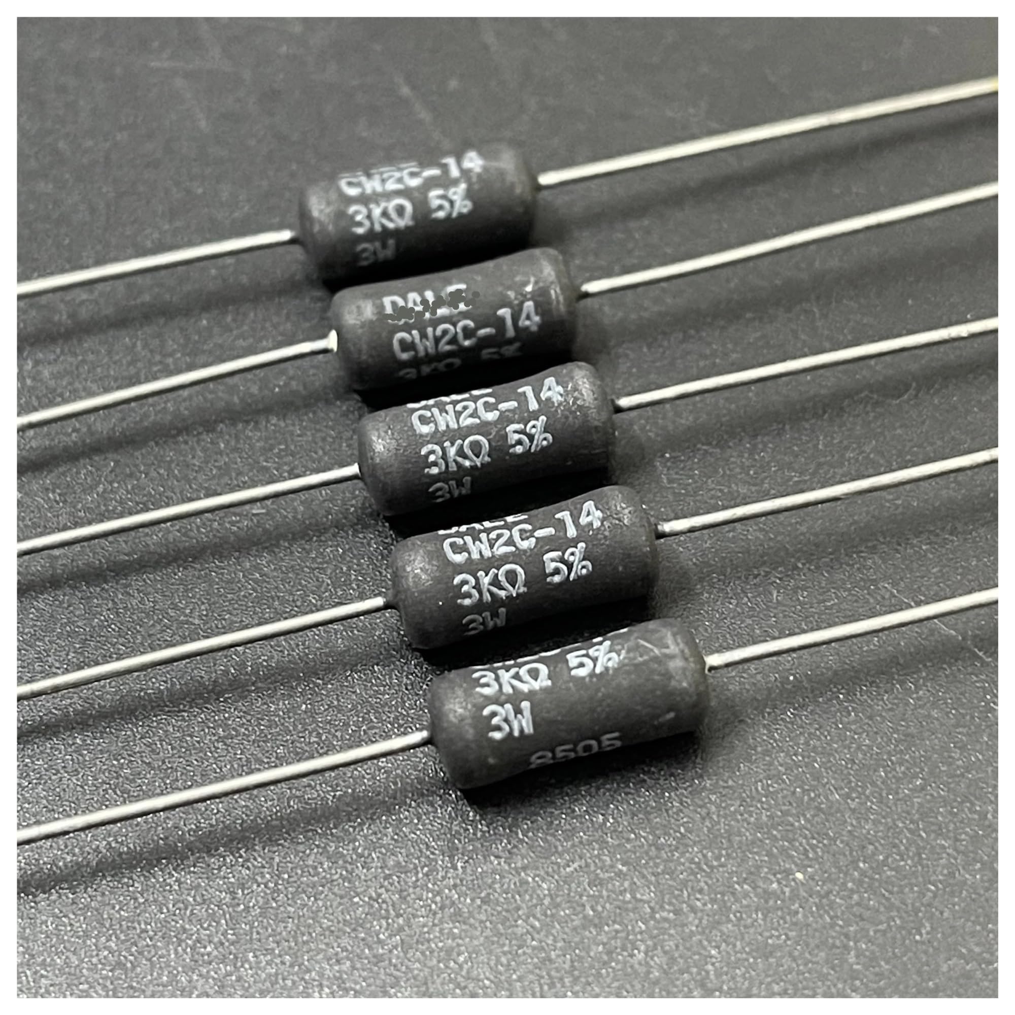 LEOTNNDQ 1pcs CW2C-14 3K 3W 3KR 3KΩ Audio Resistor