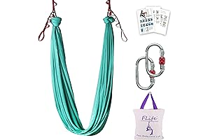 Aerial Fabric Yoga Hammock & Swing Set for Adults