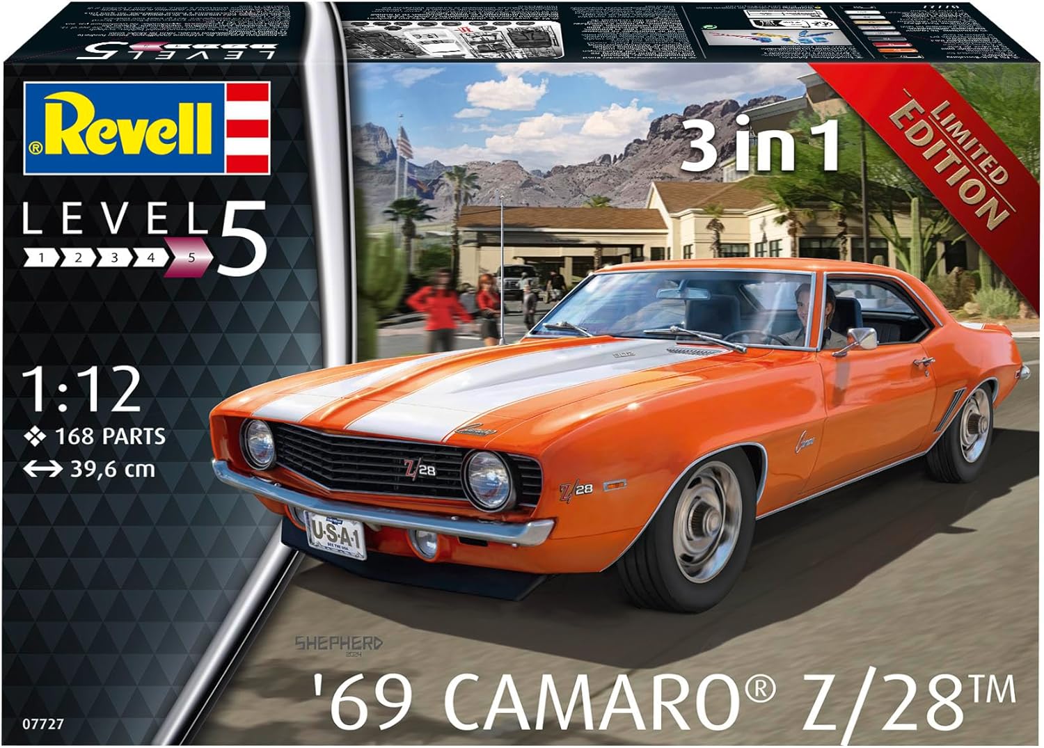 Revell 07727 '69 Camaro® Z/28™ Car model Building Kit 1:12 - Image 2