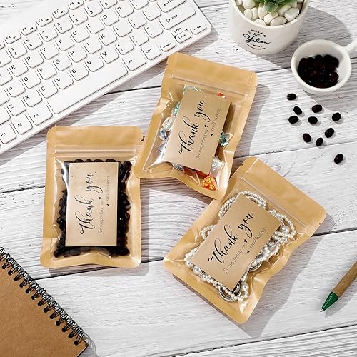 Miniatura 5 de Juego de 620 tarjetas de agradecimiento y calcomanías, calcomanías de papel de agradecimiento dorado con bolsa de embalaje resellable, adecuado para