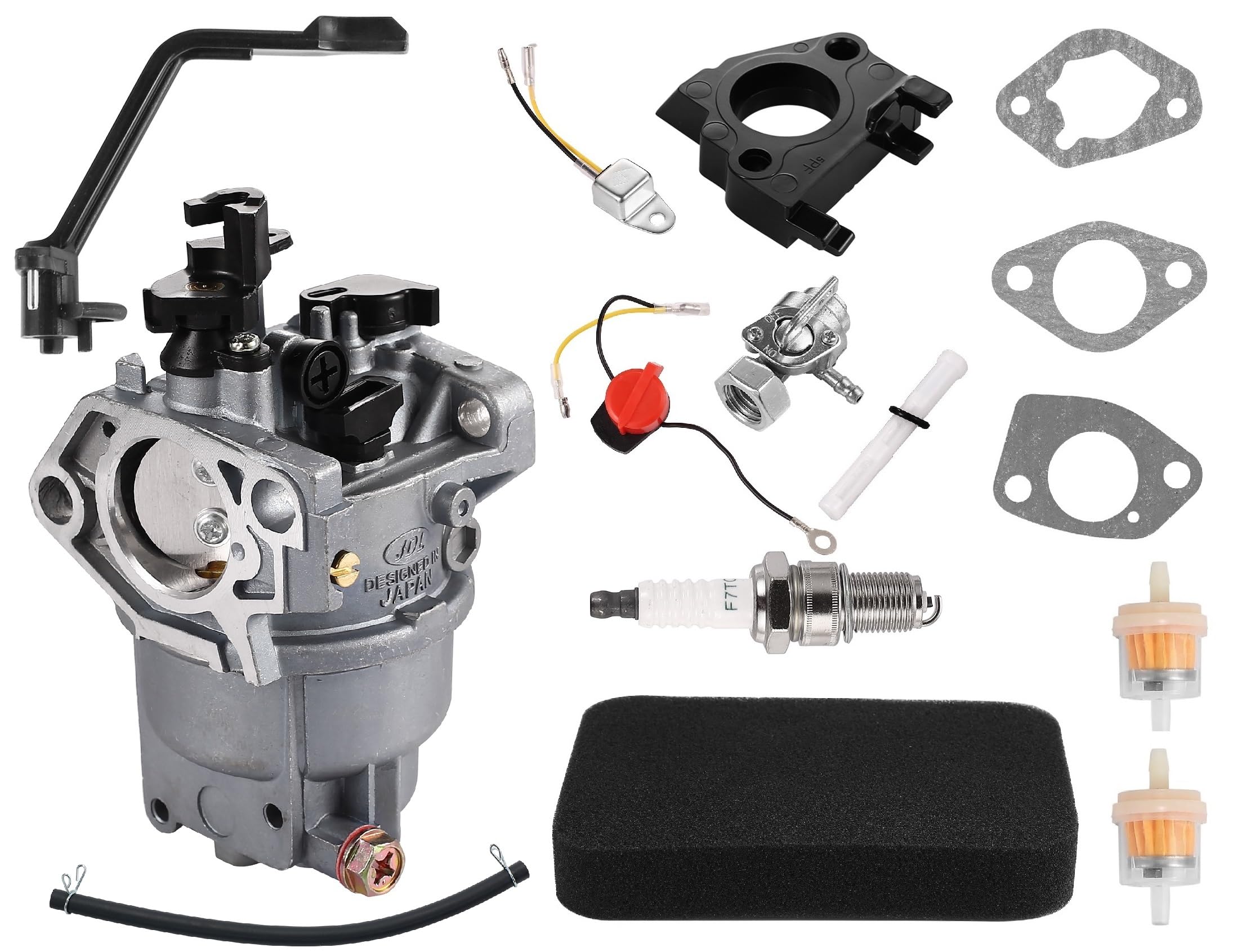 GP5000 GP5500 GP6500 GP6500E GP7500E Carburetor For 389cc 8125W Jingke Huayi Kinzo Ruixing 13HP 14HP 15HP 16HP 188F 190F Generator, for 0J58620157