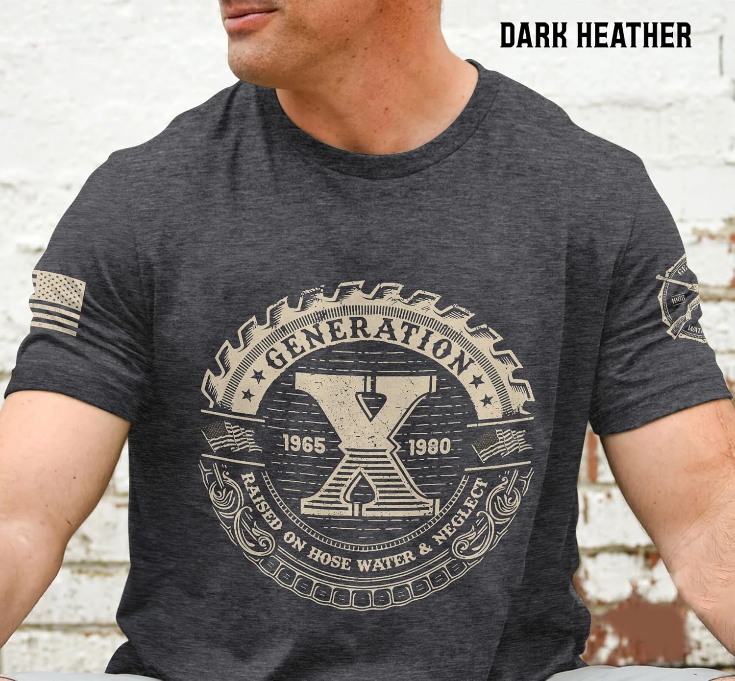 Gen X Shirts for Men and Women - Raised on Hose Water and Neglect T Shirt