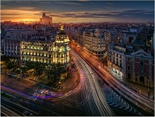 Trademark Fine Art 'Madrid Metropolis' Canvas Art by Juan Pablo De