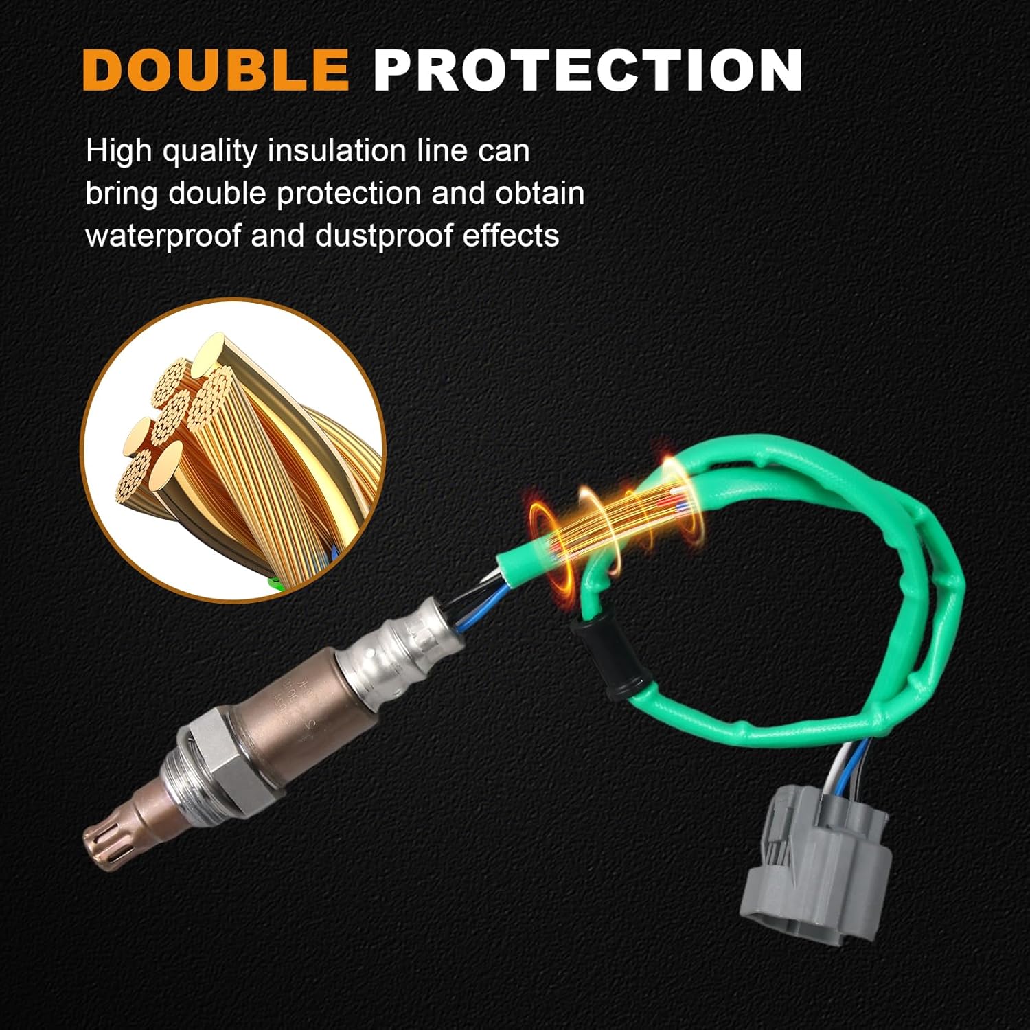 OTO-K 234-4797 234-9040 O2 Oxygen Sensor Upstream Downstream 2Pcs 2.4L Compatible with 2003-2007 Accord DX EX LX SE, 13704 2344363 36531RAAA01 36531RAAA02 36532RAAA01