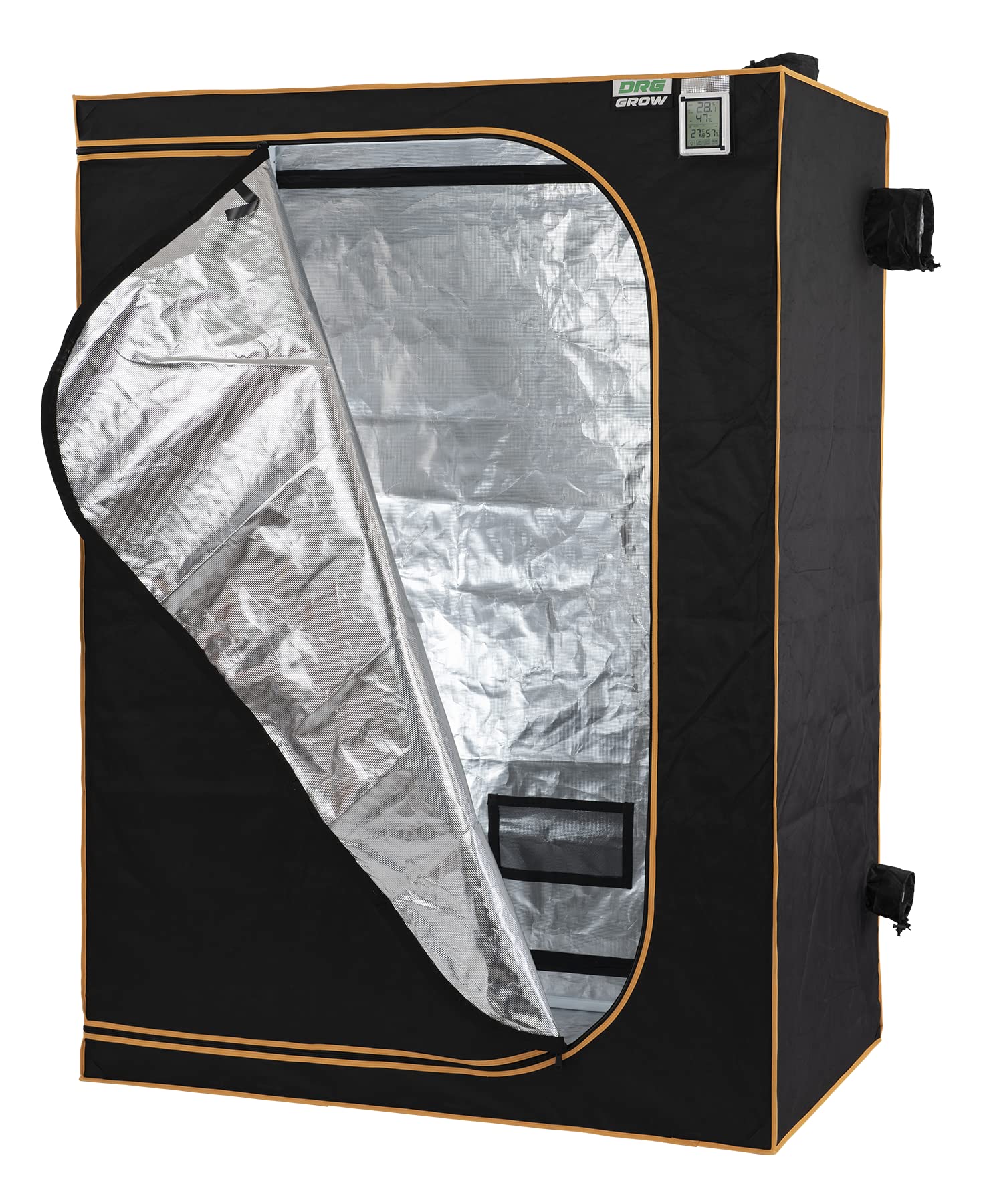 DRG Grow Tents 3ft x 5ft x 84in Heavy Duty 1680D Canvas with Diamond Design Mylar Hydroponic Grow