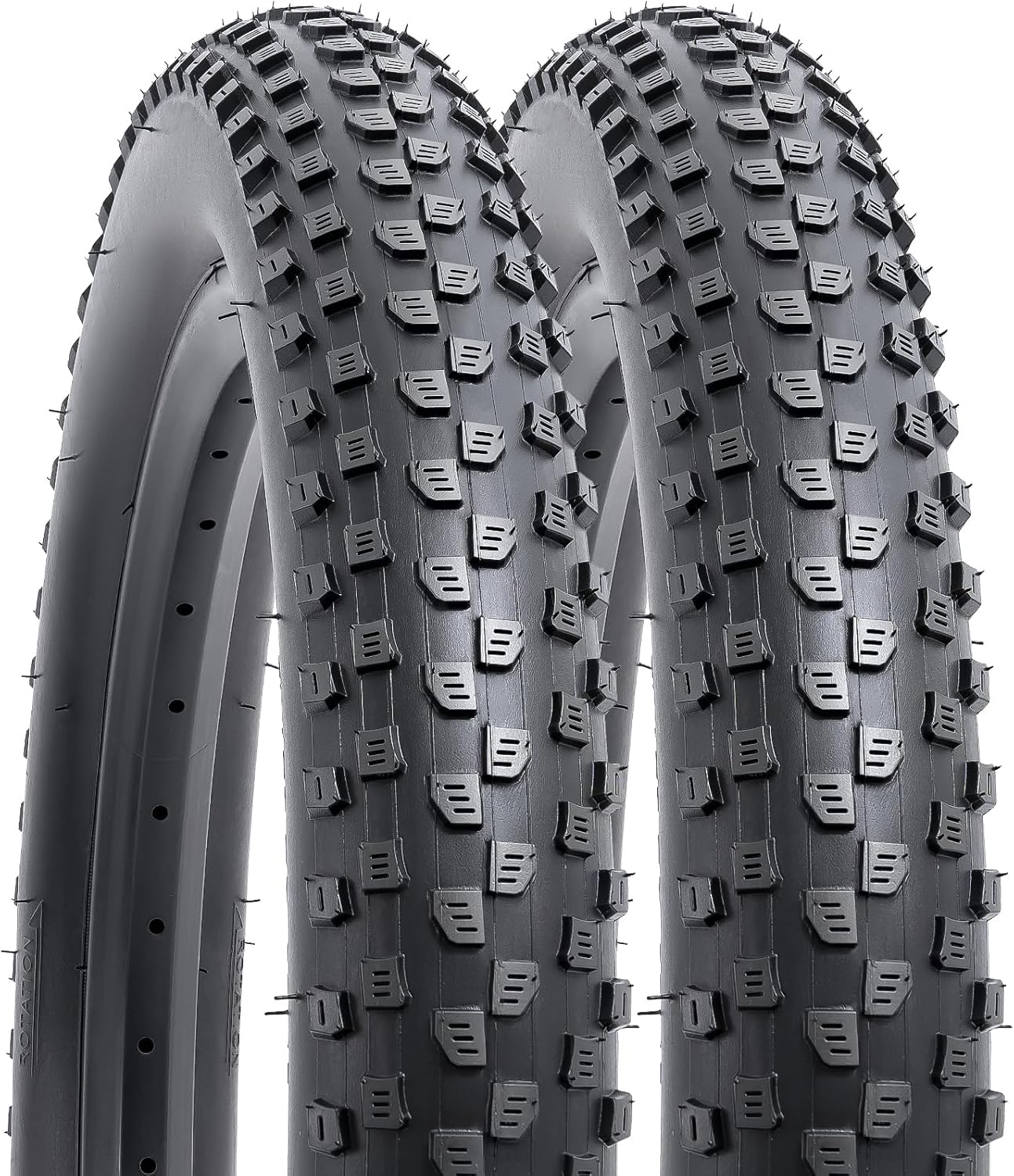 YUNSCM 2-PCS 20x3.0/76-406 Fat E-Bike Tires Compatible with Mountain Bike 20 x 3.0 Electric Bicycle Tires(Y-1292)