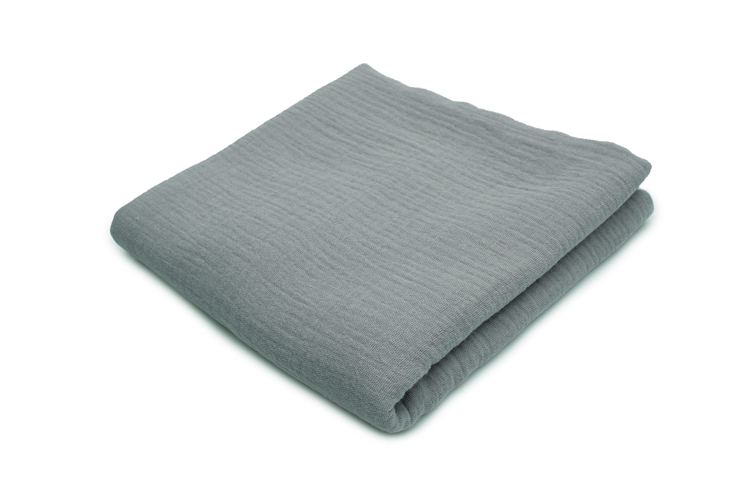 Cotton Muslin Double Gauze 50 x 130 cm (Gray) — image 1