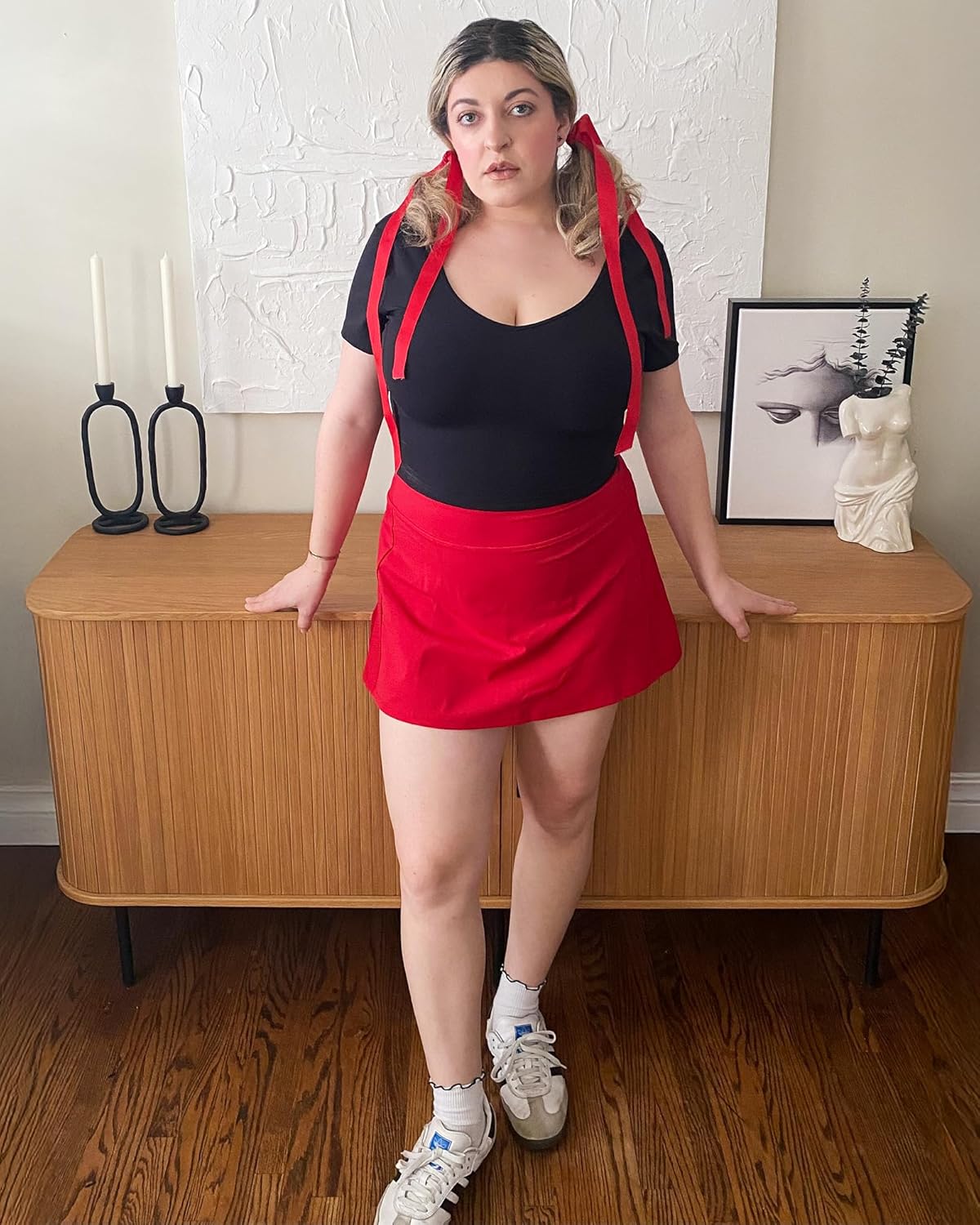 Stelle Tennis Skirts for Women Athletic Skirt with Shorts Golf Skort Pocket High Waisted Skorts Workout Pickleball - Image 3