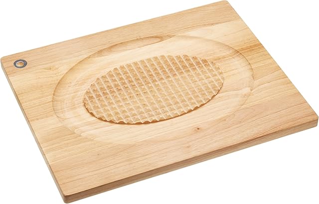 KitchenCraft MasterClass Reversible Wooden Meat Carving Board with Spikes and Chopping Board, 46 x 36 cm