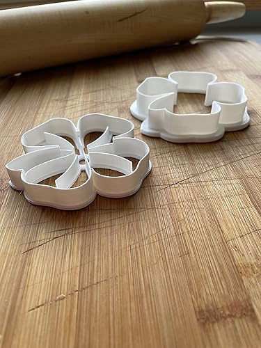 Miniatura 4 de Inc Set of 2 Shamrock4 Leaf Clover Cookie Cutter - Dishwasher Safe (3.5")