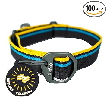 OllyDog Martingale Mesa Dog Collar, Anthracite, Medium