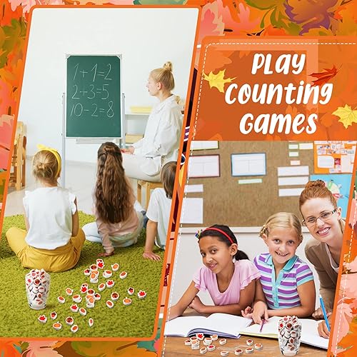 Miniatura 6 de Mini borradores de bellota para Acción de Gracias, hojas de arce, recuerdos de otoño, papelería, para aula, lindos borradores divertidos, borradores