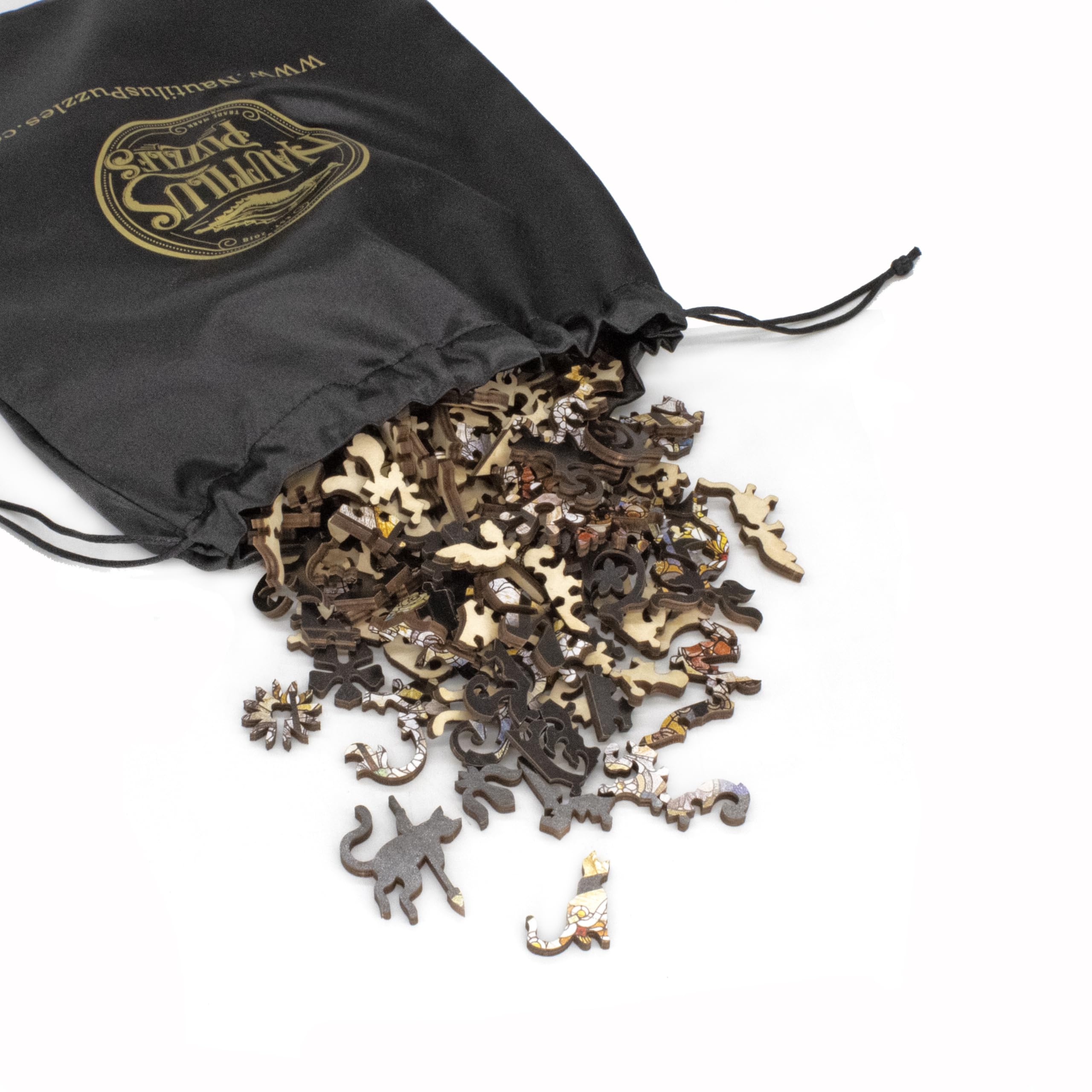 Amazon.com: Wooden Jigsaw Puzzle for Adults - Cathedral Cat - 372