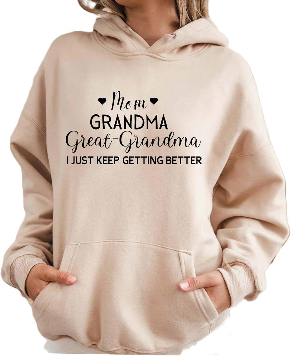 Grandma Sweatshirt, Mom Grandma Great Grandma Hoodie, Pregnancy Announcement Sweatshirt, New Grandma Reveal Shirt, Family Matching Mom Crewneck Multicolor