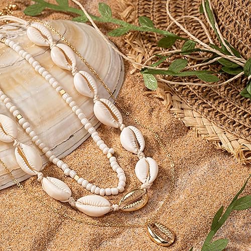 Miniatura 5 de Conch Shell Necklace Gold Snail Shell NecklaceHalloween Party Cosplay Costume Ocean Jewelry Beach Vacation Essentials Seashell Necklace Summer