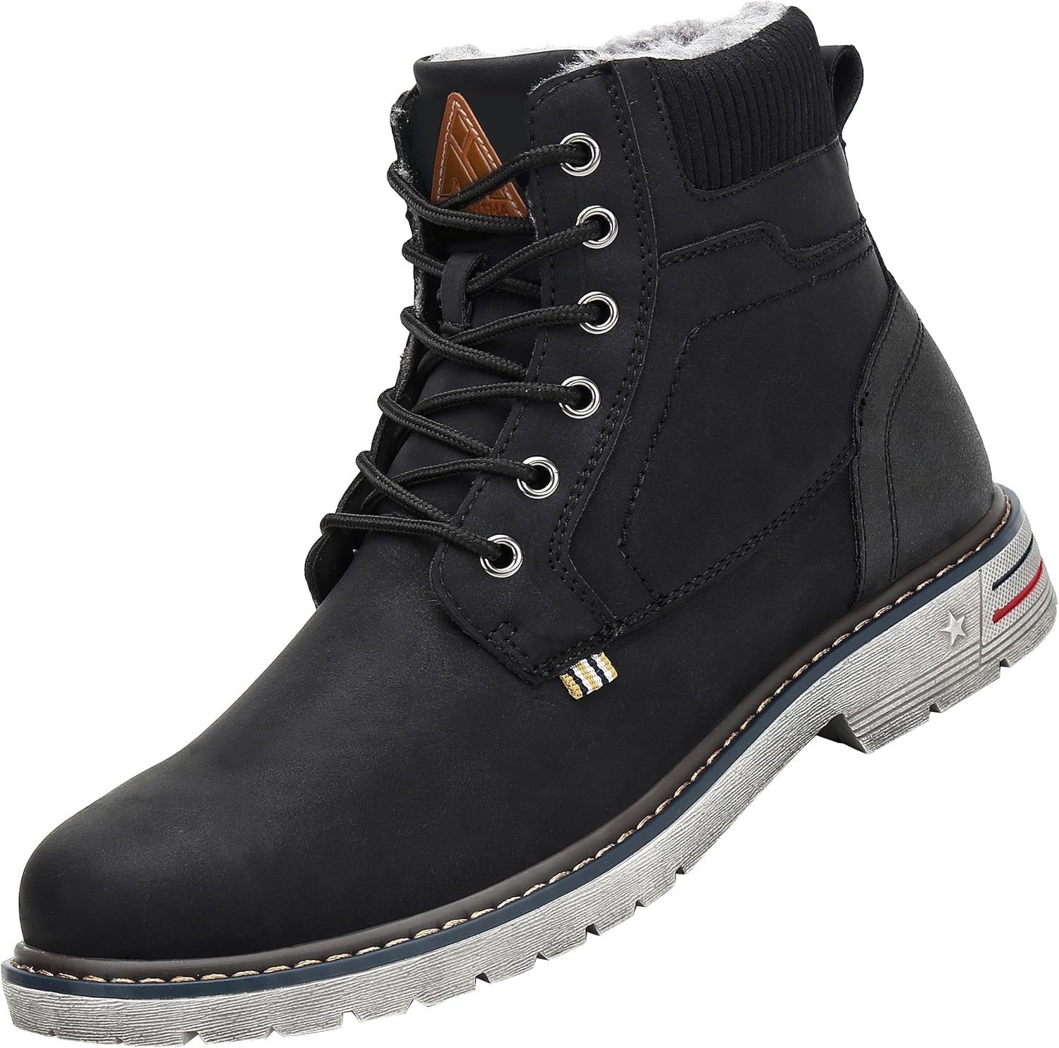 Mishansha Uomo Stivali Invernali Antiscivolo Donna Stivali da Neve Stivaletti da Trekking Outdoor, GR.38-48 - Amazon product rated Grade A