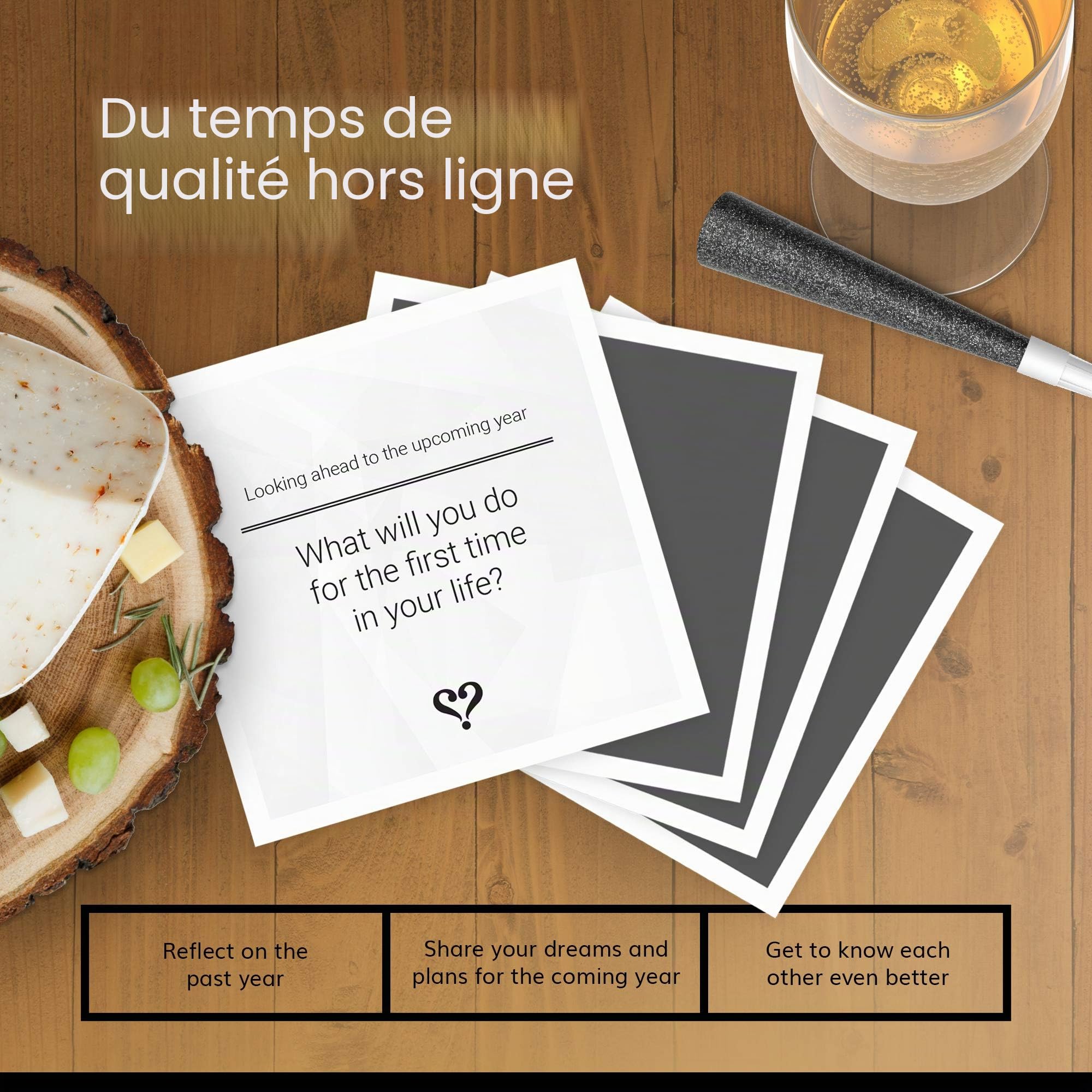 Vertellis Cartes de conversation Holiday Edition - Démarreurs de conversation bien pensés et questions pour les fêtes et les rassemblements - Cartes de pleine conscience et de conversation engageantes