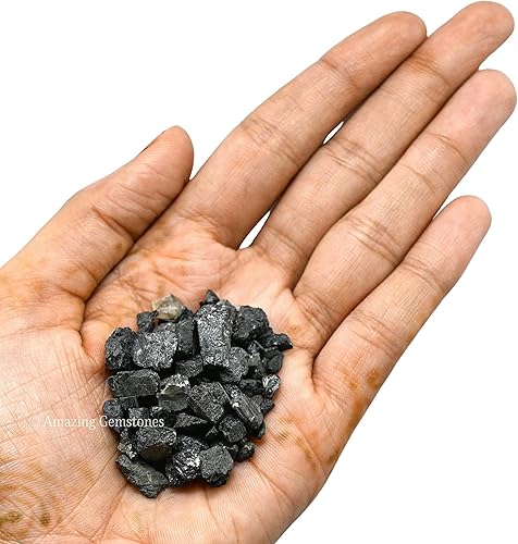 Miniatura 6 de Chips de cristal de turmalina negra para acuario, rocas de grava de cornalina a granel, pequeñas virutas de piedra rodada y pequeños cristales para