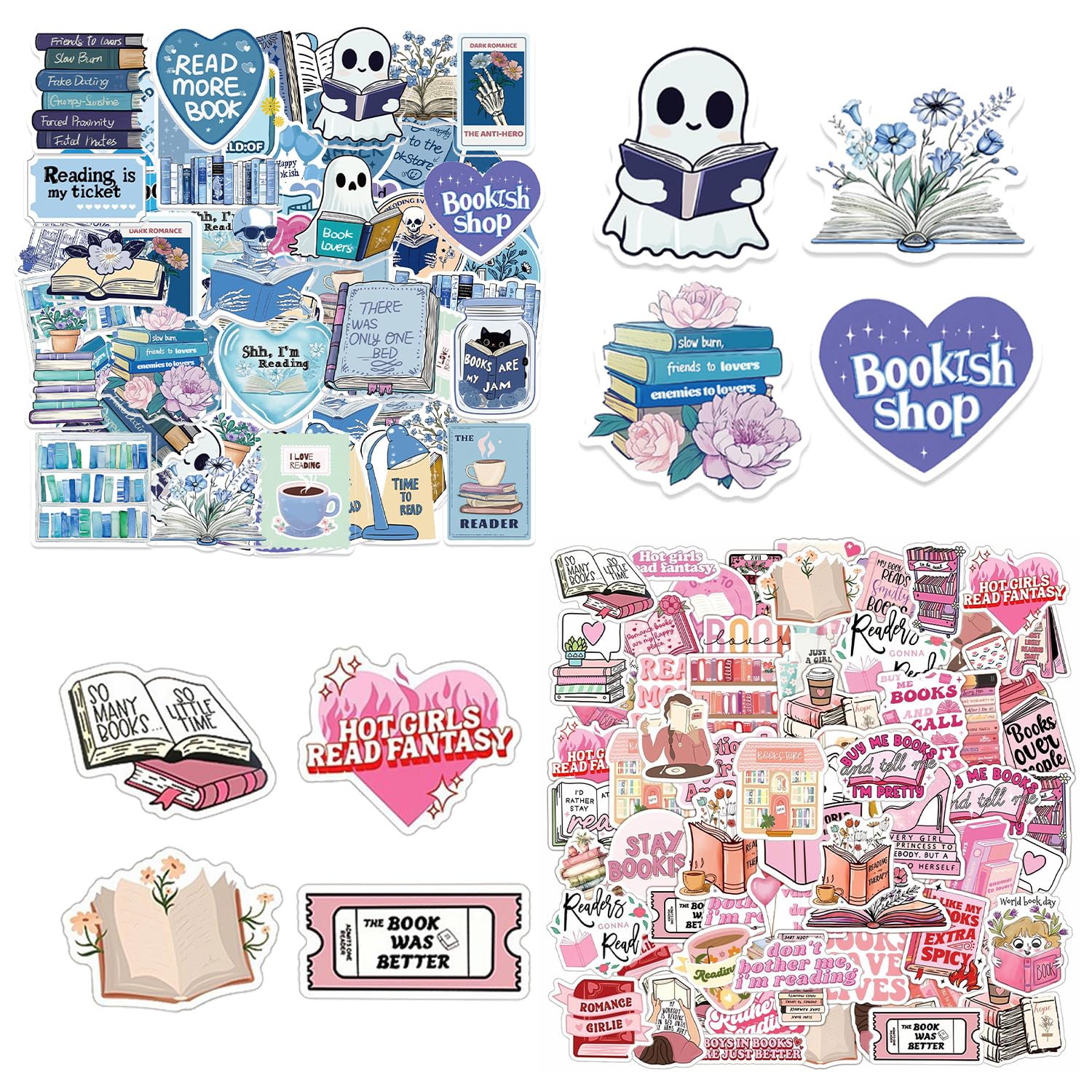 QIHUAN 100 Pieces Of Graffiti Stickers, Fun Stickers, Cute Stickers, Waterproof Stickers, Decorative Guitar, Notebook, Suitcase.