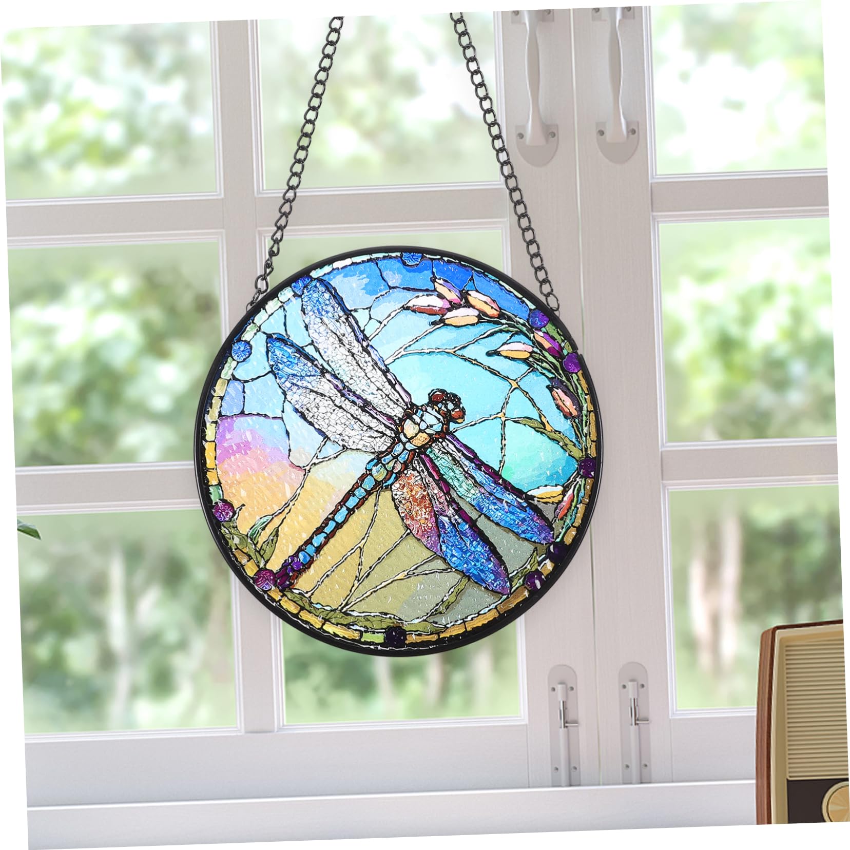 ステンドグラスライト トンボ 【?リサイクルモールみっけ柏?】