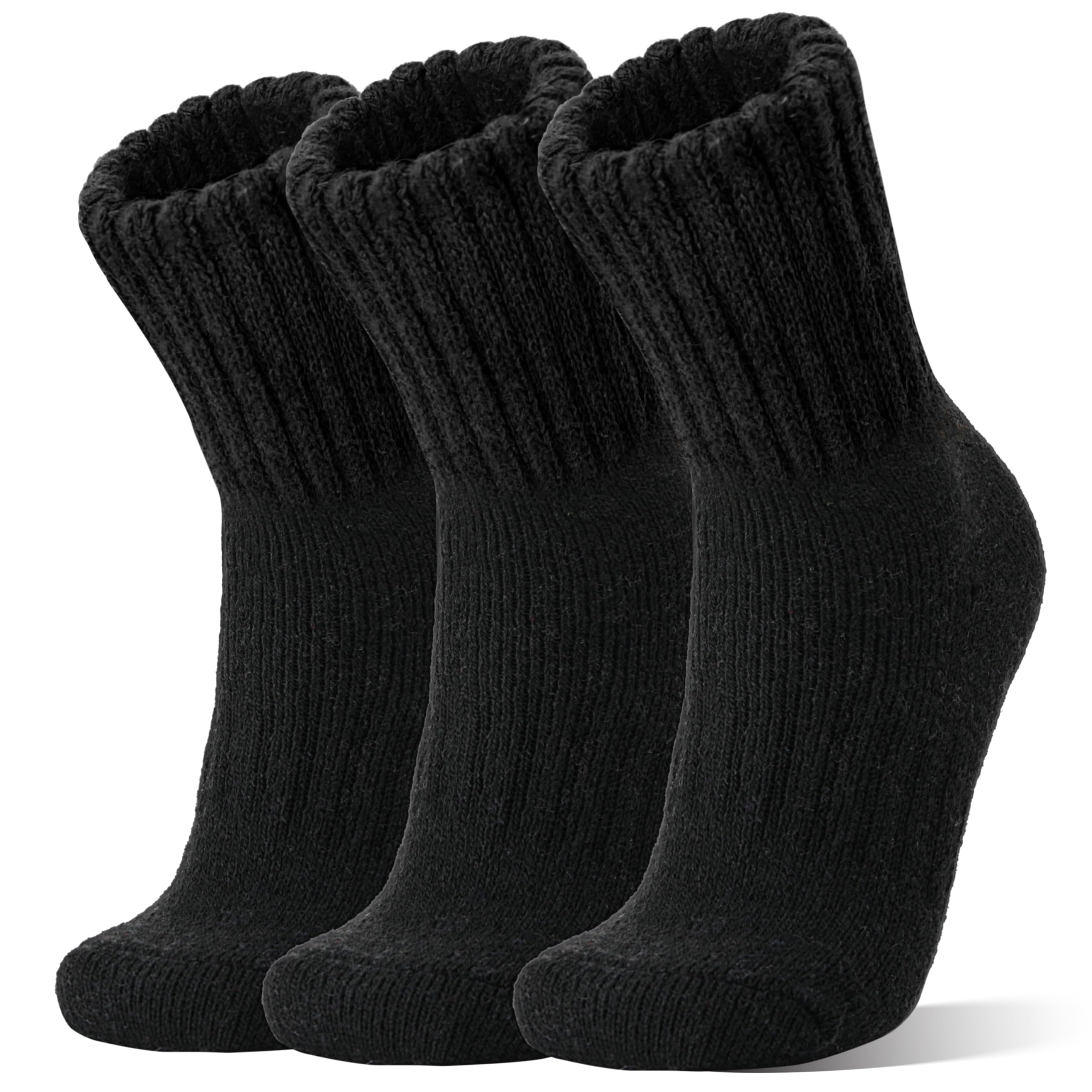 Sandsuced Merino Wolle Socken Warme Thermosocken Dicke Arbeitssocken Wollsocken Atmungsaktive Wintersocken für Damen Herren 3 Paar | für Damen Herren