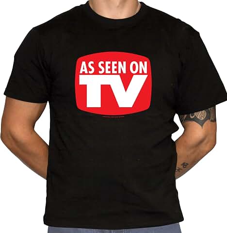 T-Shirt - Humor/Parody - Retro Logo - 100% Cotton Gildan Brand Shirt (Large) Black
