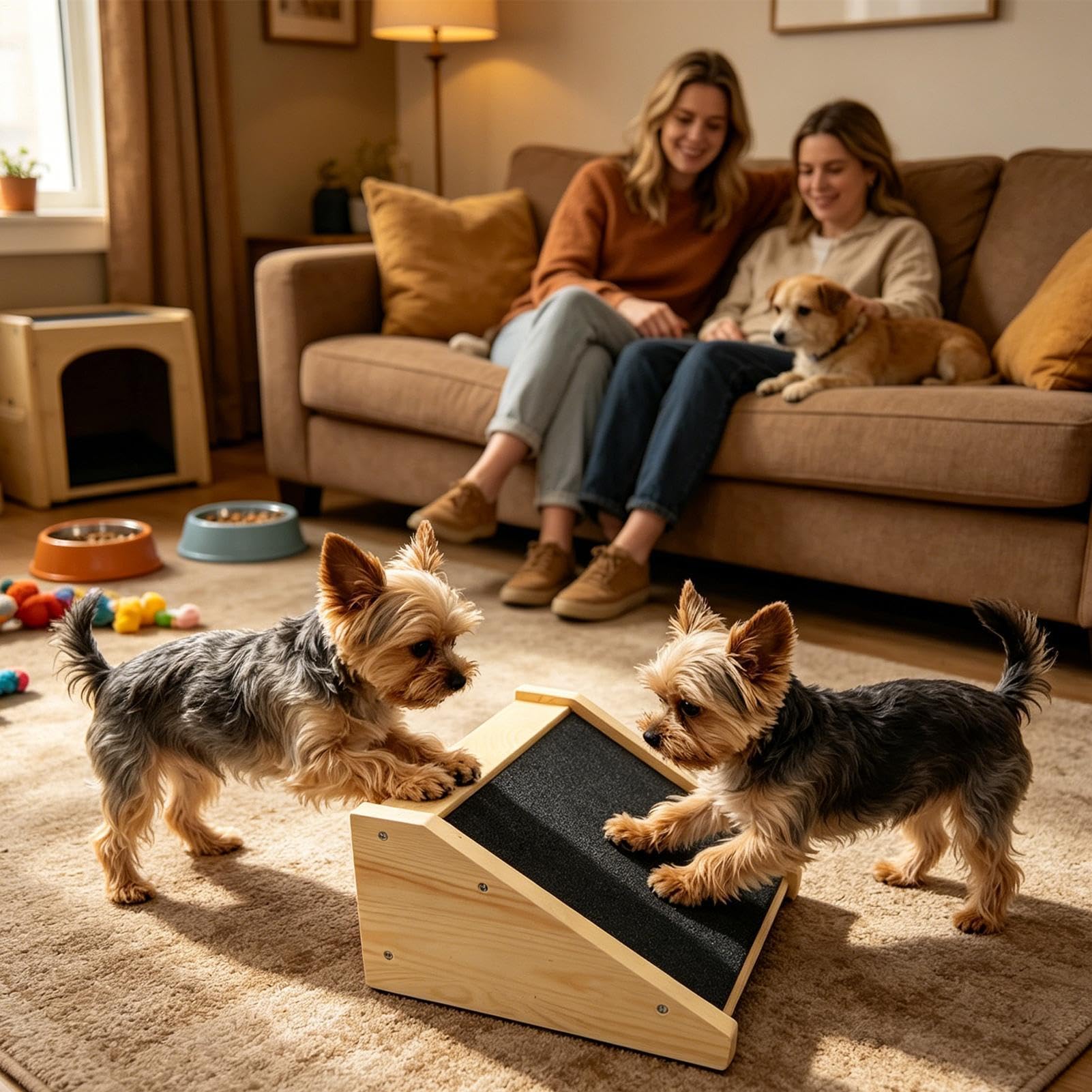 Grattoir à Ongles pour Chien Échelle Limeuse en Bois