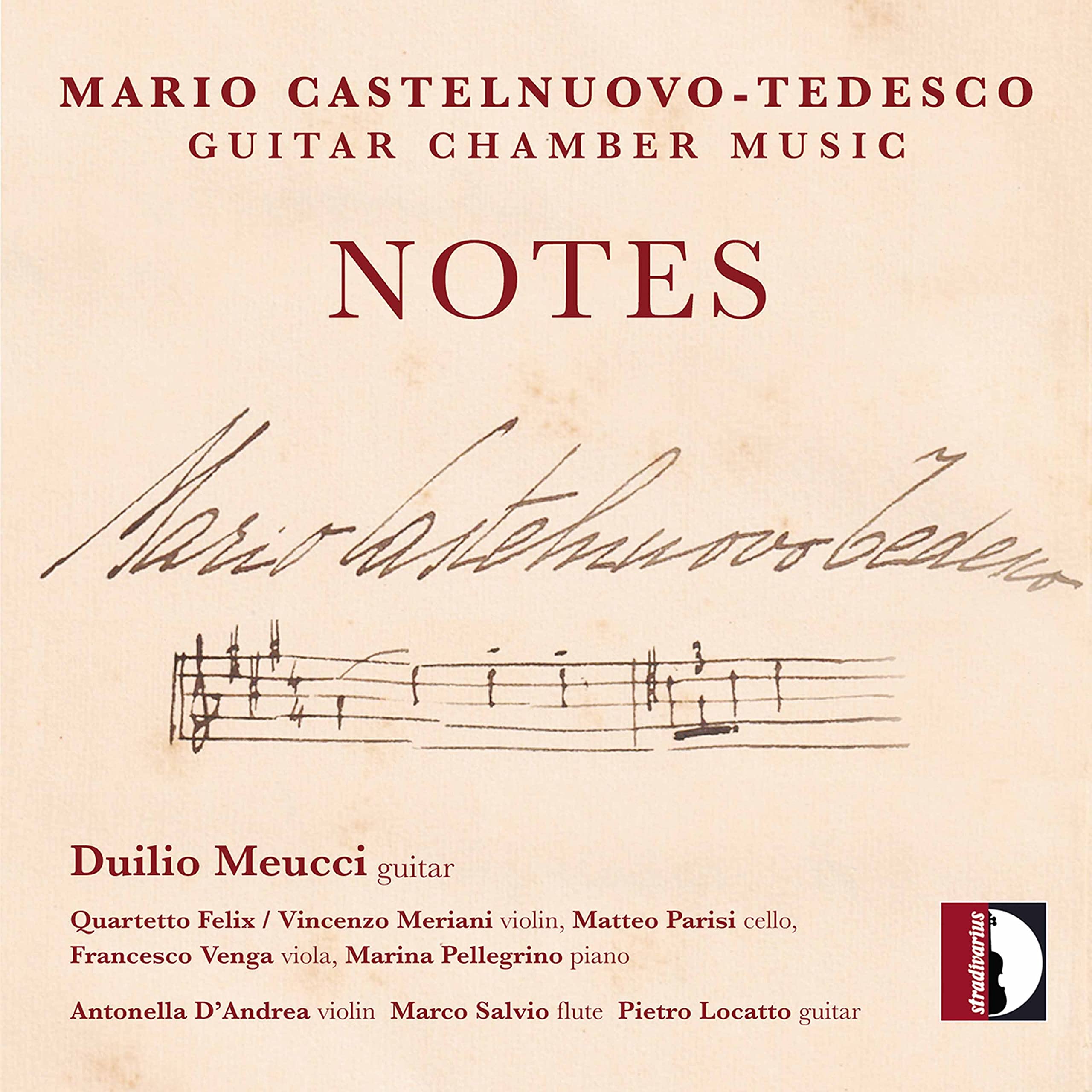 Mario Castelnuovo-Tedesco: Notes
