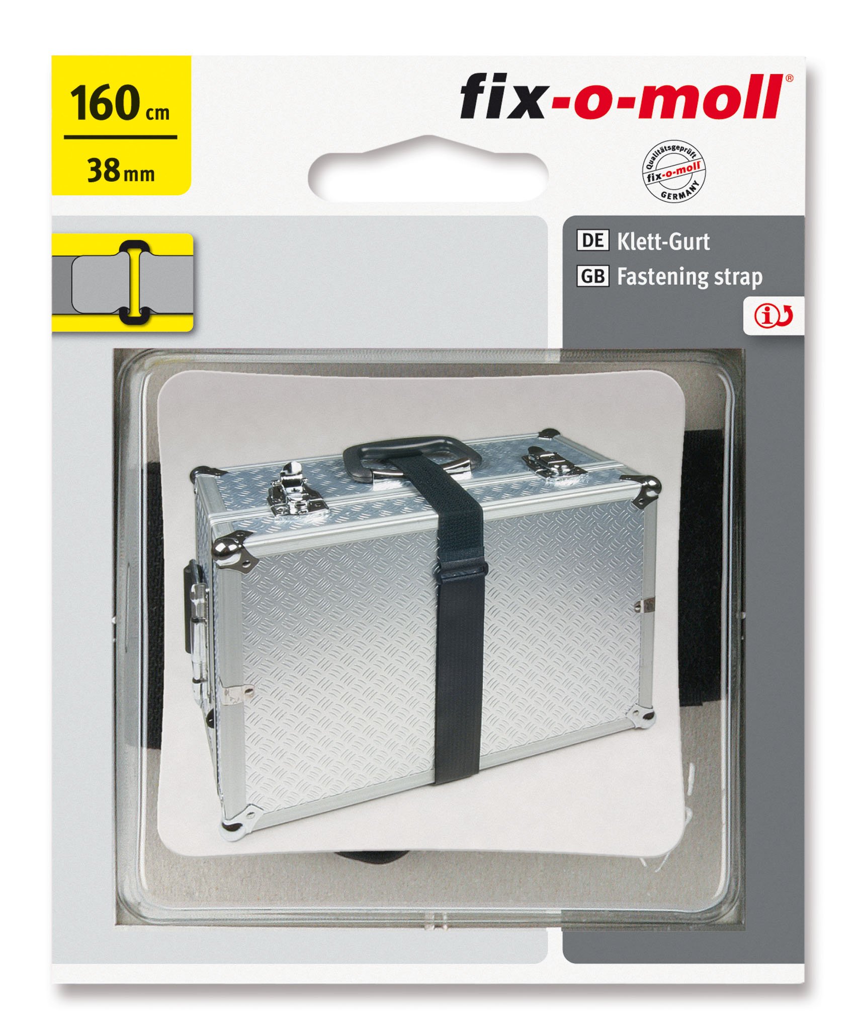 Fix-O-Moll Velcro Strap 38 mm x 160 cm Set 3563024 DIY & Tools