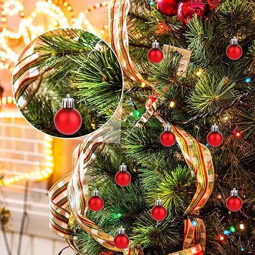 Miniatura 19 de 200 ganchos para adornos de Navidad, 2.4 x 0.5 pulgadas, ganchos para adornos de árbol de Navidad en forma de C con caja de almacenamiento, ganchos