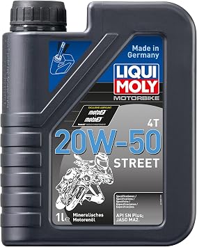 Liqui Moly 20W50 Sokak Sentetik Teknolojisi Motor Ya  1 Litre LM001