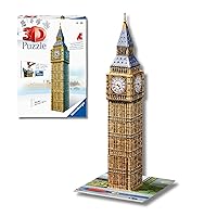 Ravensburger - Puzzle 3d Big Ben | Puzzle 3d Per Adulti E Bambini A Partire Dagli