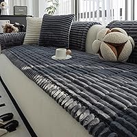 Vista 31 de Funda para Sofá, Fundas de Sofá para Perros Lavables, Antideslizantes a Rayas para Sofá Seccional, Protector de Muebles para Sofá en Forma de L