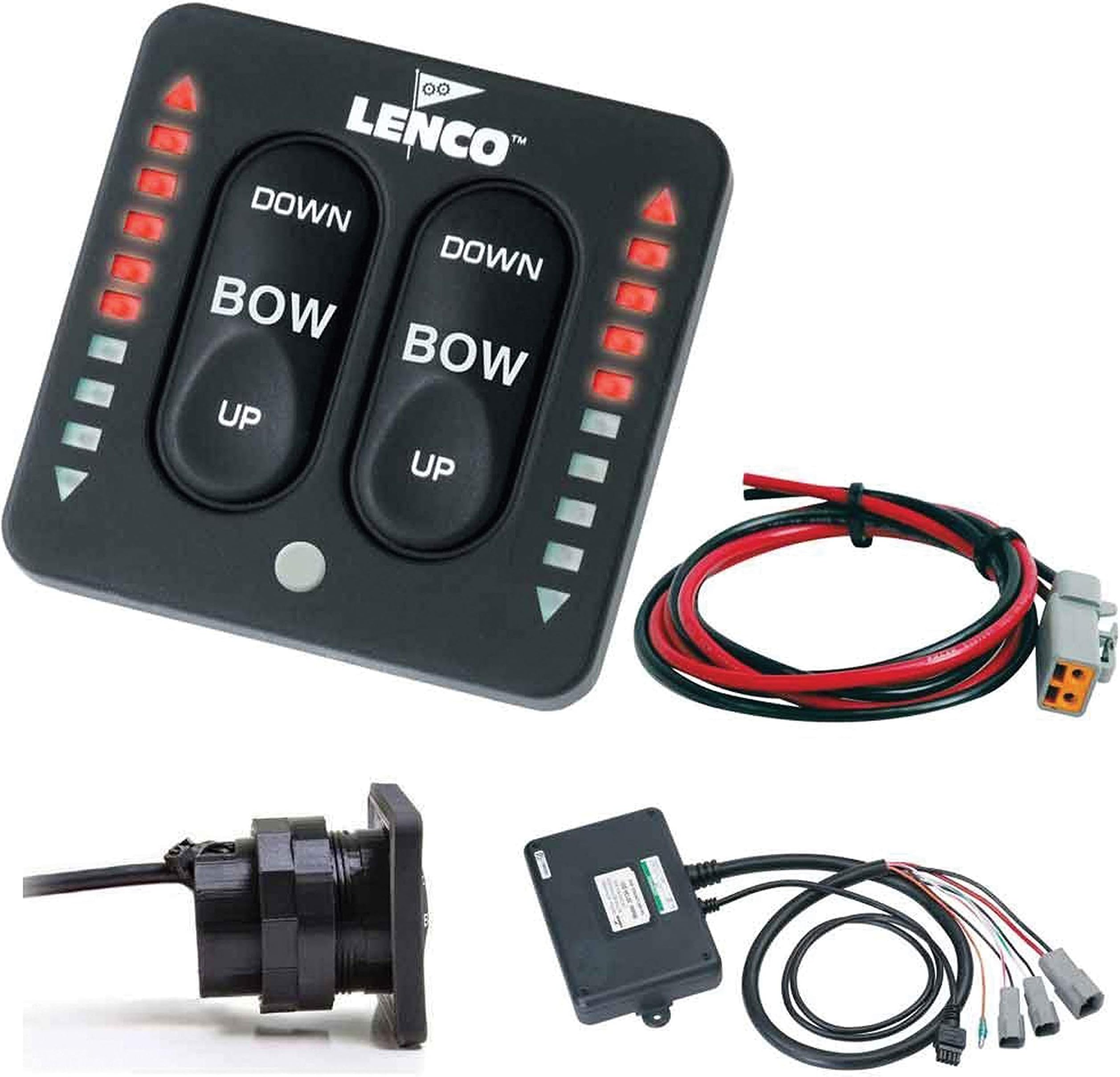 Lenco LED Indicator Two-Piece Tactile Switch Kit w/Pigtail f/Single Actuator Systems