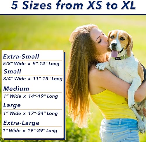 Miniatura 5 de Fuzzy Friends Collar de cáñamo azul oscuro Collar hipoalergénico ideal para pieles sensibles o alergias 5 tamaños razas XS S M L o XL sin tintes