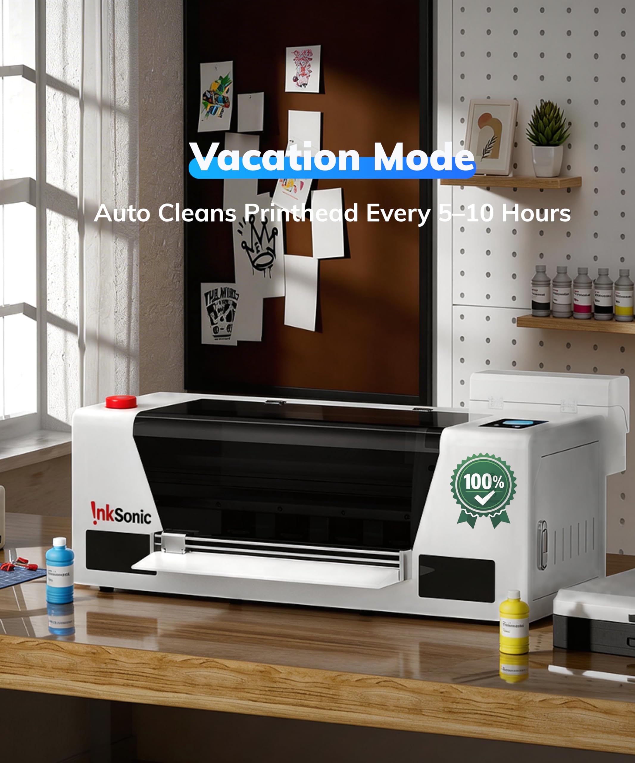 Amazon.com: INKSONIC A3 Plus DTF Printer with F1080 Printhead, 14