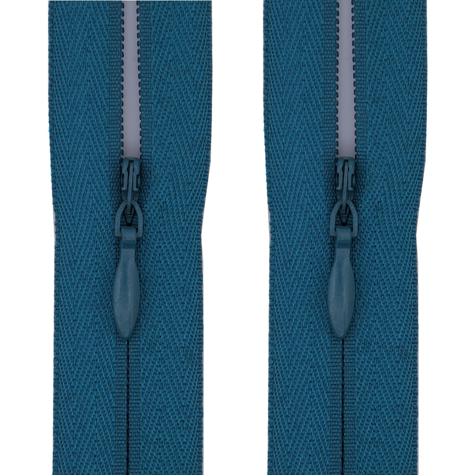 #3 Invisible Zips, 2 Pack, 22 Inch, Deep Marine Teal
