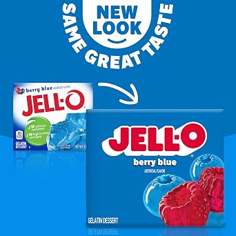 Jell-O Berry Blue Gelatin - 4 Pack