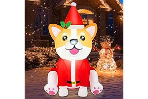 Festive Shiba Christmas Inflatable: A Festive Companion for Your Holidays