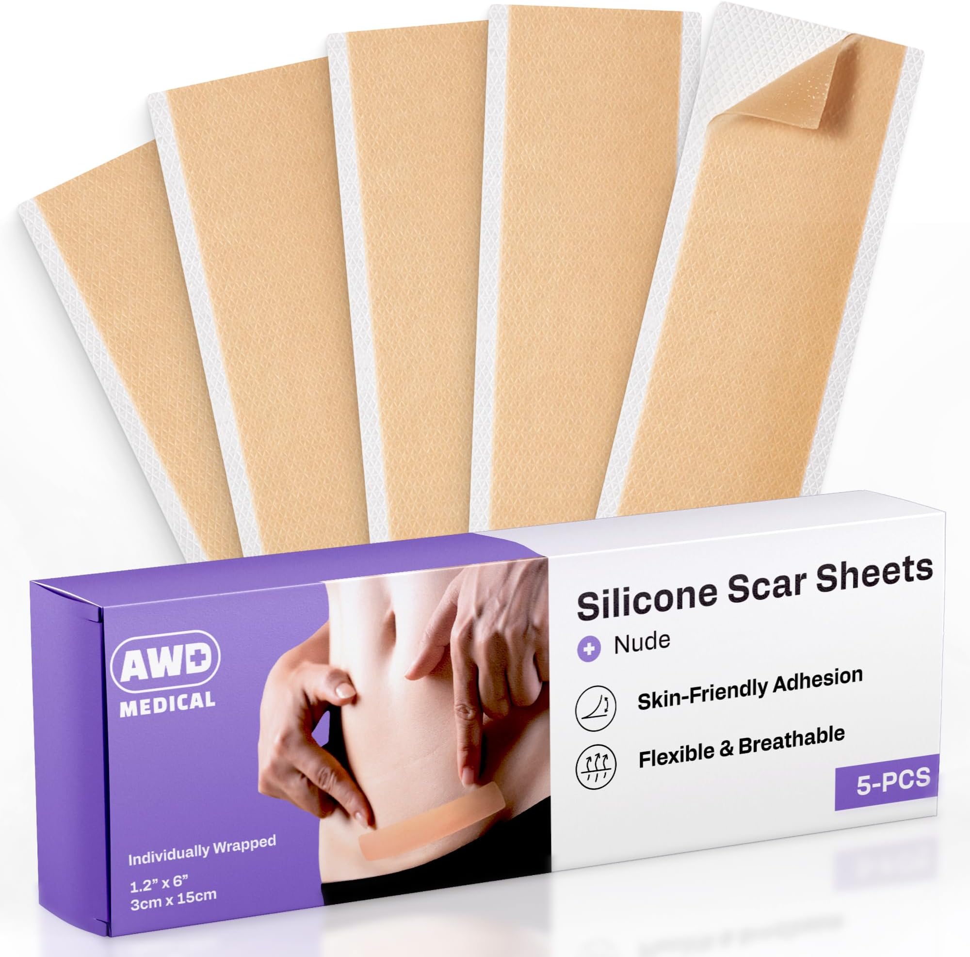 AWD Medical Silicone Scar Removal Sheets