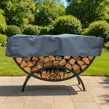 Becony Curved Firewood Rack Cover