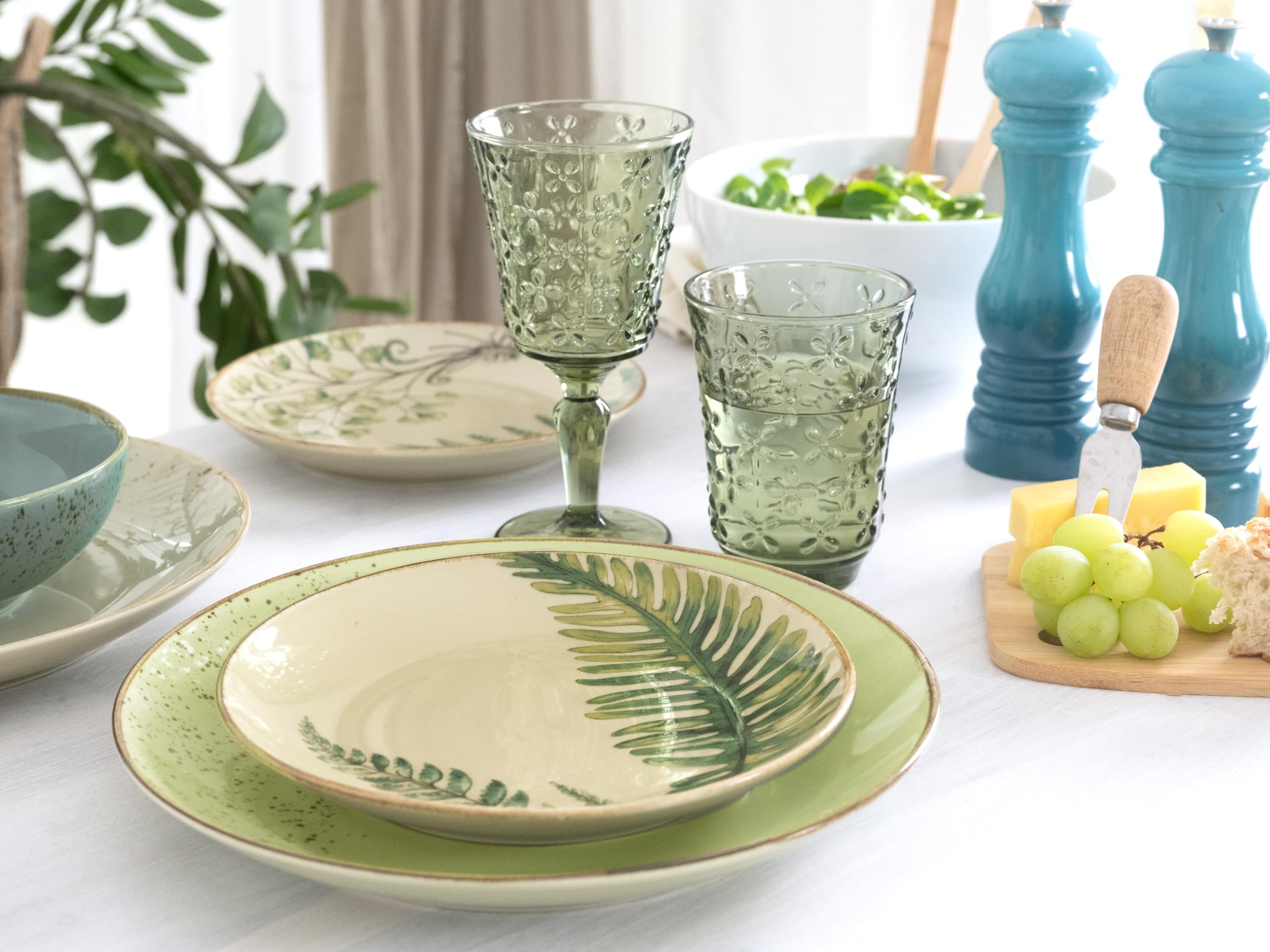 Piatti Naturali Crockery Set For Breakfast For 6 People - 14-Piece Plate Set, Dinner Service - View #8
