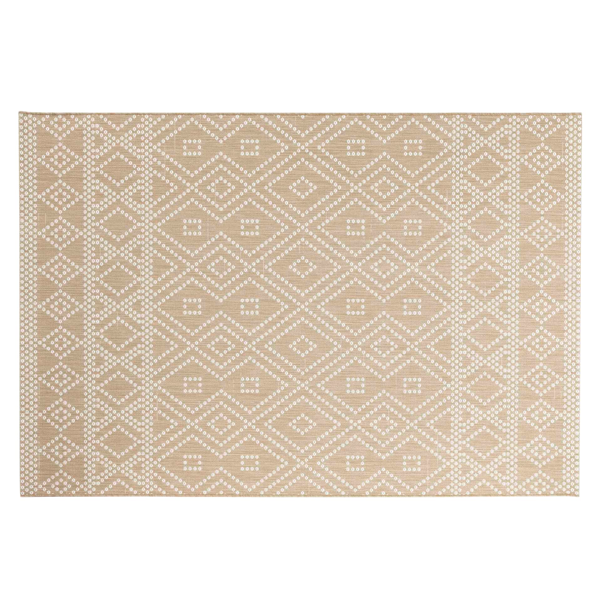 Tapis tissé plat Tania Naturel 160x230 cm l'élégance sobre de Douceur d'Intérieur