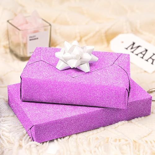 Miniatura 3 de Papel de contacto con purpurina para despegar y pegar, papel tapiz extraíble con purpurina rosa de 17.7 x 118.1 pulgadas para decoración de