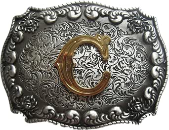 Urban Backwoods Fibbia Per Cintura Western Star IV In Metallo, 90x65 Mm - Per Cinture Fino A 4 Cm
