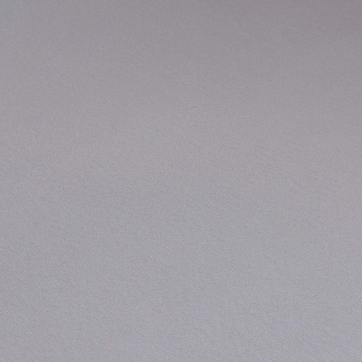 Querbehang Hetty grau unifarben | Deko-Behang aus hochwertigem Webstoff mit Schlaufen | gepflegt-rustikaler Landhaus-Stil für Küche, Esszimmer, Gästewohnung, Kaminzimmer H x B 40 x 200 cm